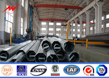 China Polygonal Shafts Electrical Power Pole With Optional Powder Coating supplier