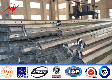 China Standard NEA Galvanized Steel Poles For 13.8kV 69kV Distribution Lines From 25FT To 40 Ft supplier