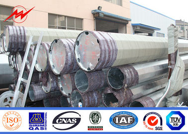 China Polygonal 11.8m 1600 Dan Electrical Power Pole For Transmission Line Project supplier