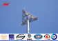Anticorrosive Mobile Communication Mono Pole Tower 100 FT With Hot Dip Galvanization supplier