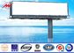 Commercial Digital Steel Structure Outdoor Billboard Advertising , 6M Height 10nm Thickness supplier