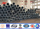 10m-20m Galvanised Steel Power Poles / Electric Transmission Line Poles Round Shape supplier