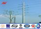 Octagonal 20ft - 90ft Steel Tubular Pole For 69kv Power Distribution Transmission Line supplier