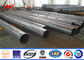 Galvanized Traffic Light Pole For Traffic Sign With Anchor Bolt 10M Height 7M Length supplier