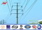 11.8m Height Power Transmission Poles , 30ft &amp; 35ft Steel Street Lighting Poles supplier
