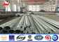 EN ISO 146 Hot Dip Galvanized Steel Utility Pole For Electrical Distribution Line supplier