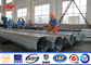 110KV Gr65 Galvanised Metal Pole For Transmission Line Contractor supplier