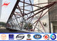 Communication Telecommunic Steel Mono Pole Telecom Three Legs Tower With 86 Galvanization Standard supplier