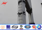 Galvanization 25M High Mast Tower Flange Tubular Steel Monopole Communication Tower supplier