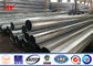 35ft 127-248mm Tubular Steel Power Pole 2.75 / 3mm Thick Hot Dip Galvanized supplier