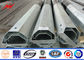 15 M Electric Column Steel Utility Pole With FRP And Marks , Malaysia Standard supplier