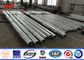 15 M Electric Column Steel Utility Pole With FRP And Marks , Malaysia Standard supplier