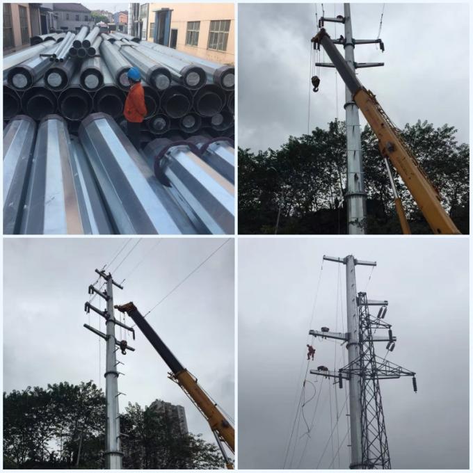 1km Range Overhead Power Transmission Poles For High Voltage Electrical Line Project 0