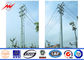 Africa 9m - 13m Electrical Power Pole , Commercial Light Poles 3mm Wall Thickness supplier