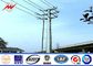 50ft 60ft 70ft High Mast Light Pole Galvanized Outdoor Lighting Pole For 69kv Transmission supplier